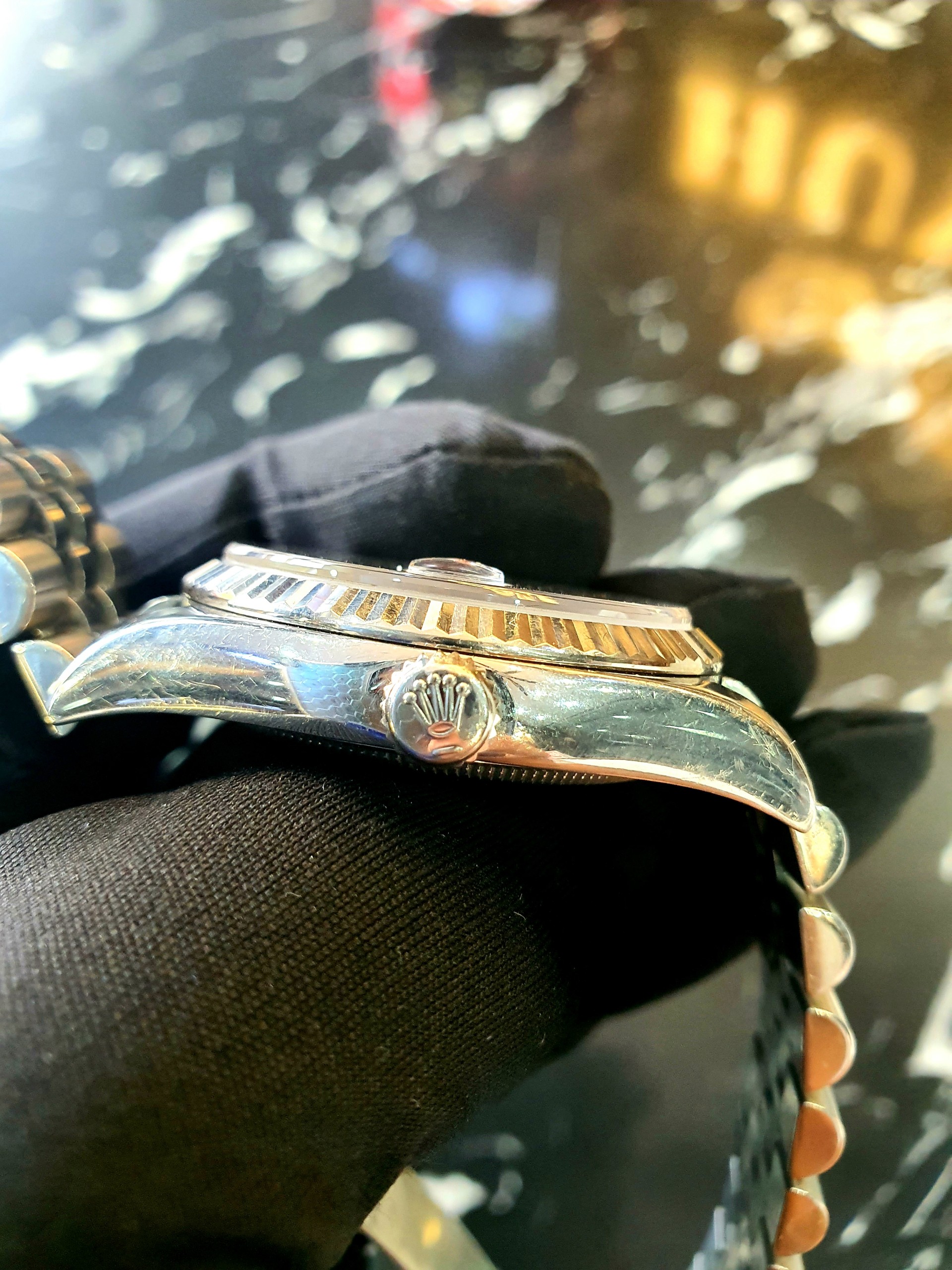 ĐỒNG HỒ ROLEX DATE JUST 36MM 116234 VI TÍNH XANH