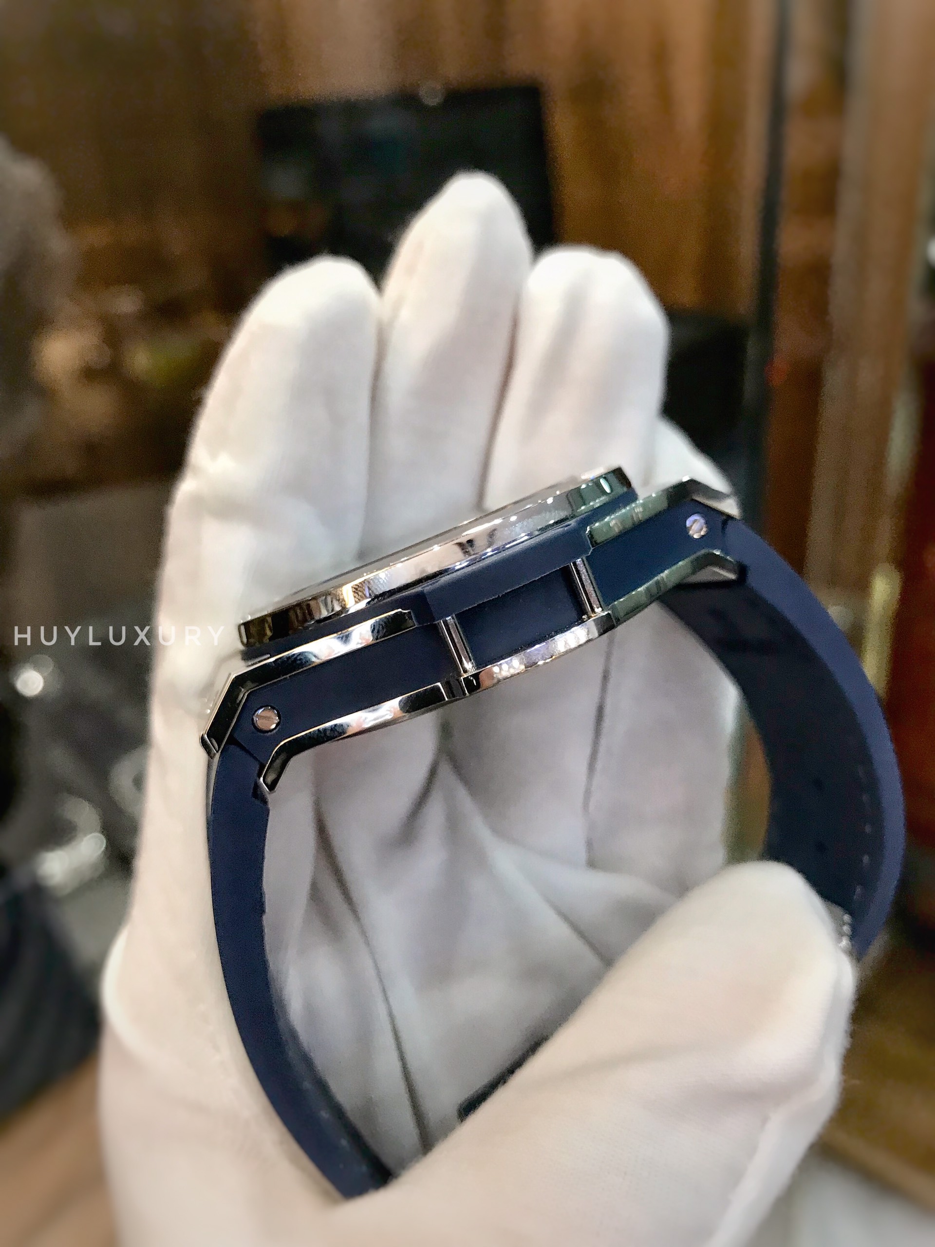 HUBLOT BIG BANG STEEL BLUE DIAMOND 41MM