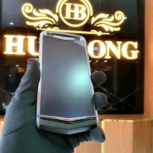 Vertu Aster P Steel Black Skin New 100%